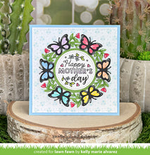 Cargar imagen en el visor de la galería, magic iris butterfly wreath add-on  Lawn fawn

