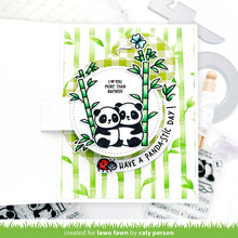 Cargar imagen en el visor de la galería, i heart pandas coloring stencils  - Lawn Fawn
