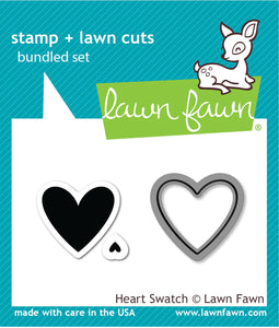 Heart swatch-Lawn Fawn