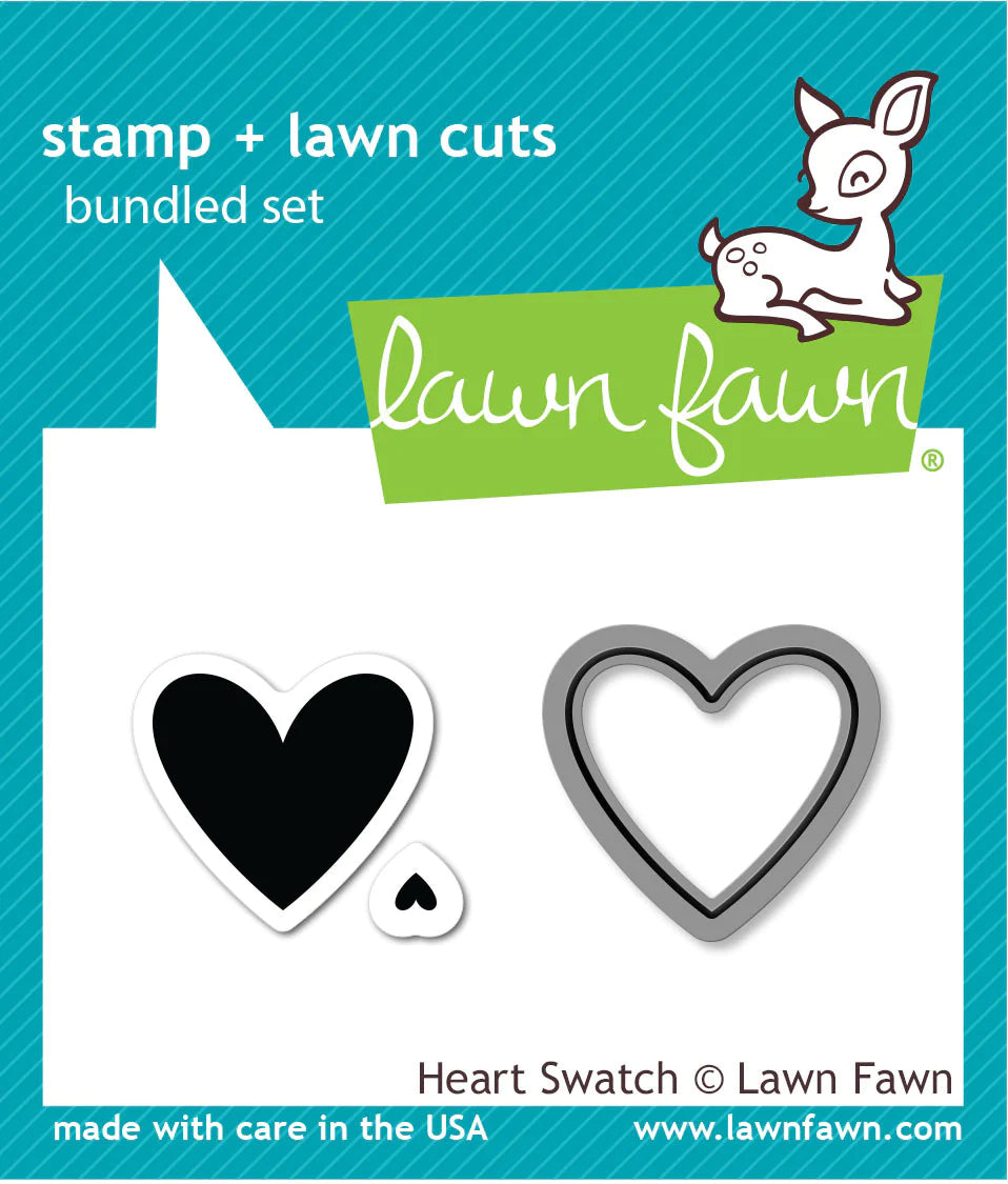 Heart swatch-Lawn Fawn