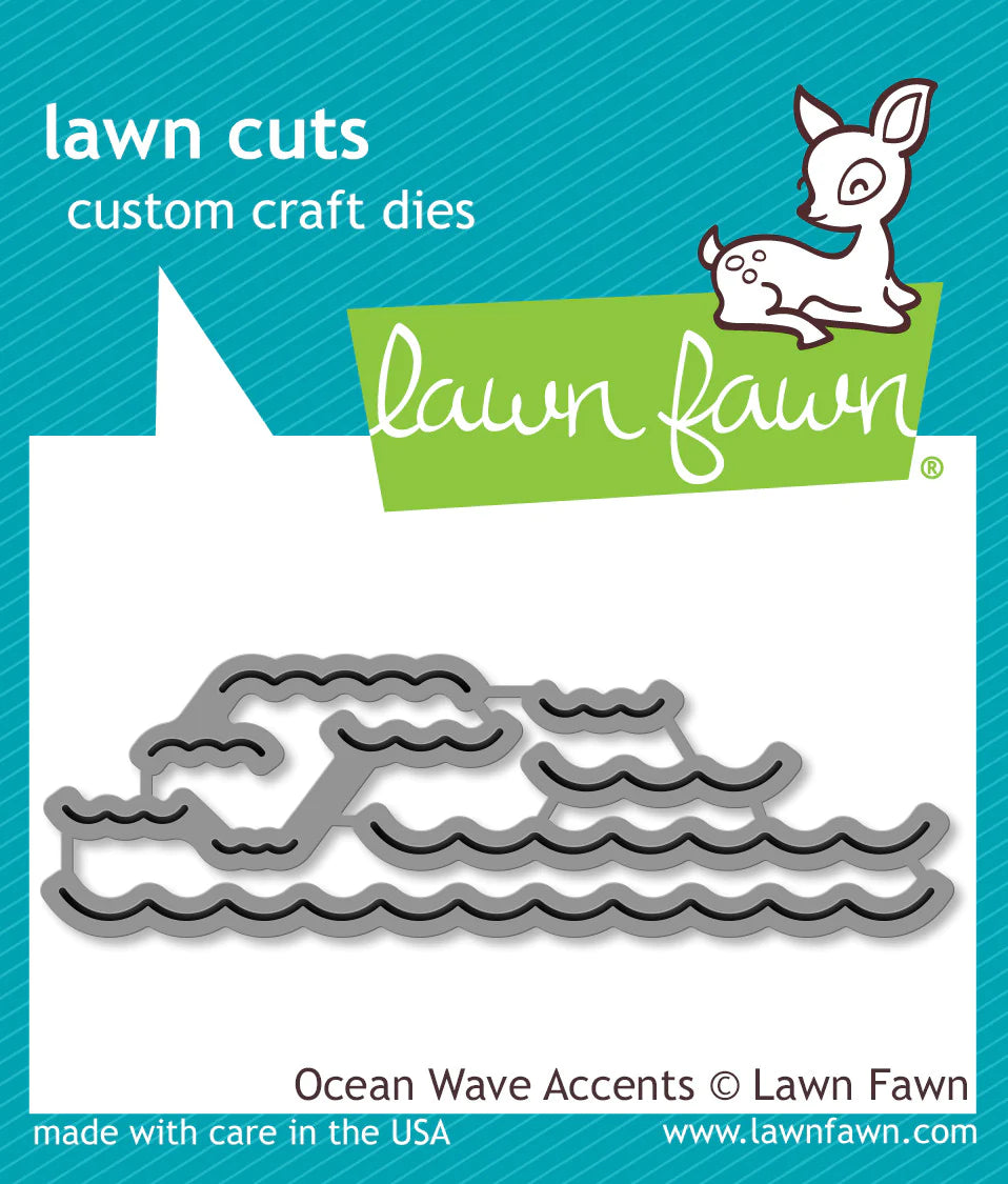 Ocean wave accents - Lawn Fawn