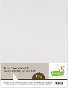 Sparkle cardstock - pixie dust - Lawn Fawn