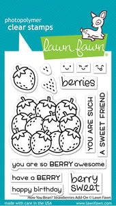 How you bean? strawberries add-on- Lawn Fawn