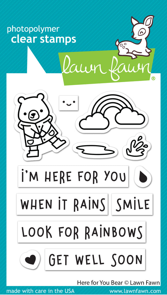 Here for you bear - Lawn Fawn