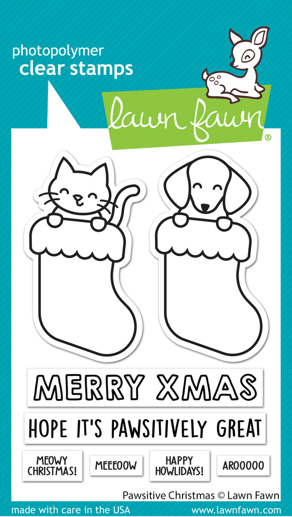 Pawsitive christmas- Lawn fawn