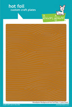 Cargar imagen en el visor de la galería, Woodgrain background hot foil plate- Lawn Fawn
