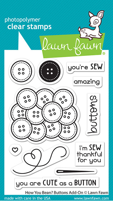 How you bean? buttons add-on -   Lawn Fawn