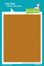 Cargar imagen en el visor de la galería, Cloud background hot foil plate - LawnFawn
