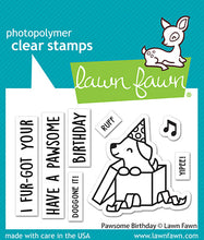Cargar imagen en el visor de la galería, Pawsome birthday- Lawn fawn
