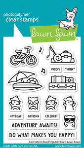 Car critters road trip add-on- Lawn fawn