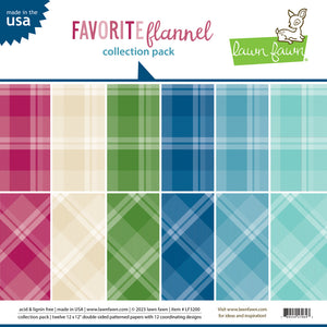 Favorite flannel collection pack- Lawn fawn