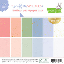 Cargar imagen en el visor de la galería, Spiffier speckles petite paper pack -  Lawn fawn
