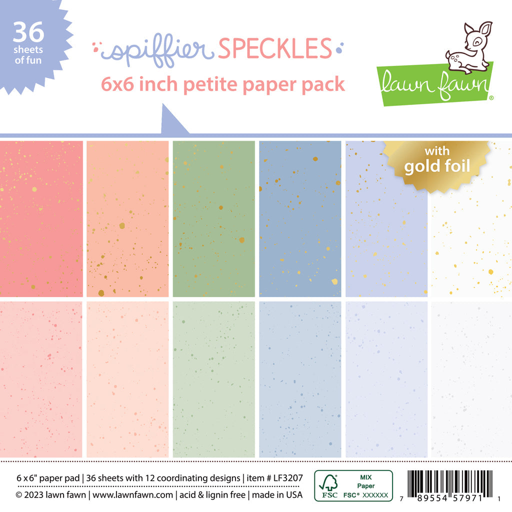 Spiffier speckles petite paper pack -  Lawn fawn