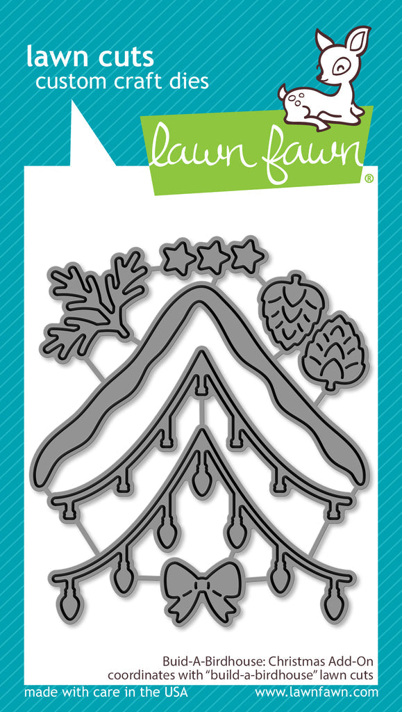 Build-a-birdhouse christmas add-on- Lawn fawn