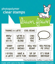 Cargar imagen en el visor de la galería, Tiny sentiments: coffee-  Lawn fawn
