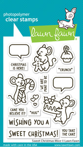 Sweet christmas mice - Lawn fawn