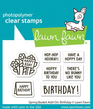 Cargar imagen en el visor de la galería, Spring basket add-on: birthday
