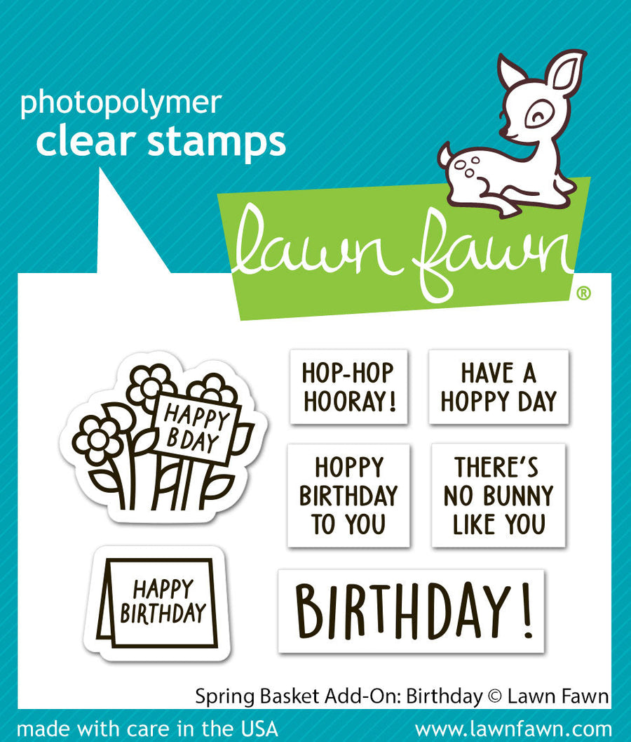 Spring basket add-on: birthday