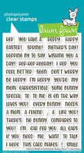 Cargar imagen en el visor de la galería, henry&#39;s build-a-sentiment: bunny puns - Lawn Fawn
