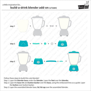 build-a-drink blender add-on - Lawn Fawn