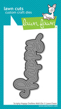 Cargar imagen en el visor de la galería, Scripty happy outline add-on -  lawn fawn
