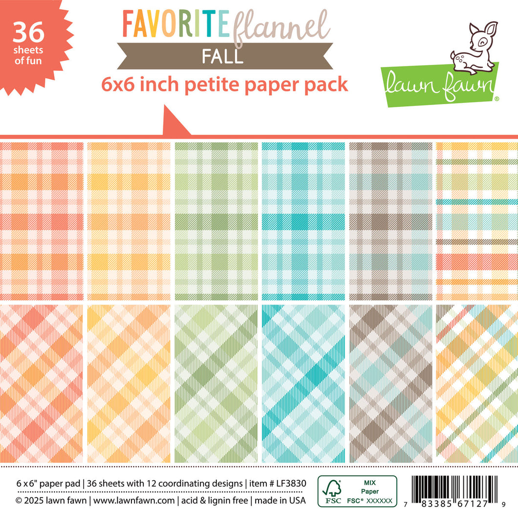 Favorite flannel fall petite paper pack- lawn fawn