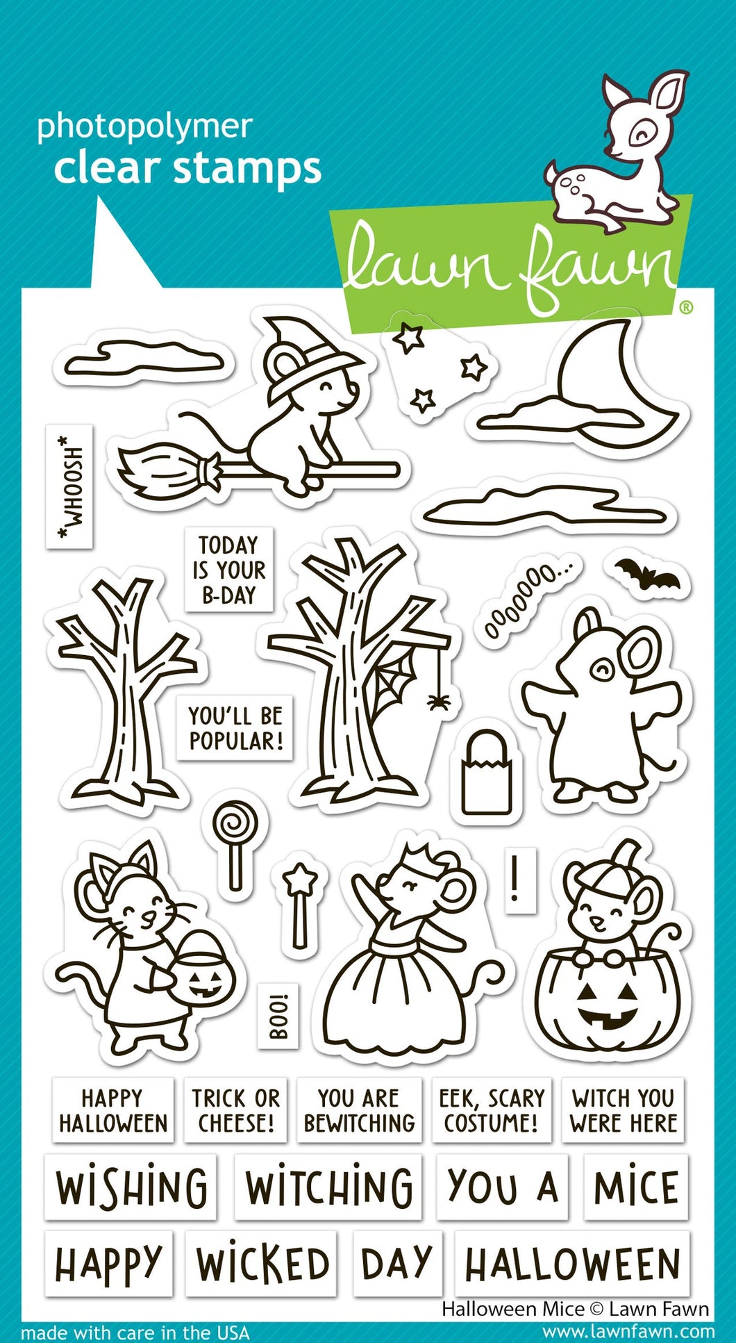 Halloween mice- lawn fawn