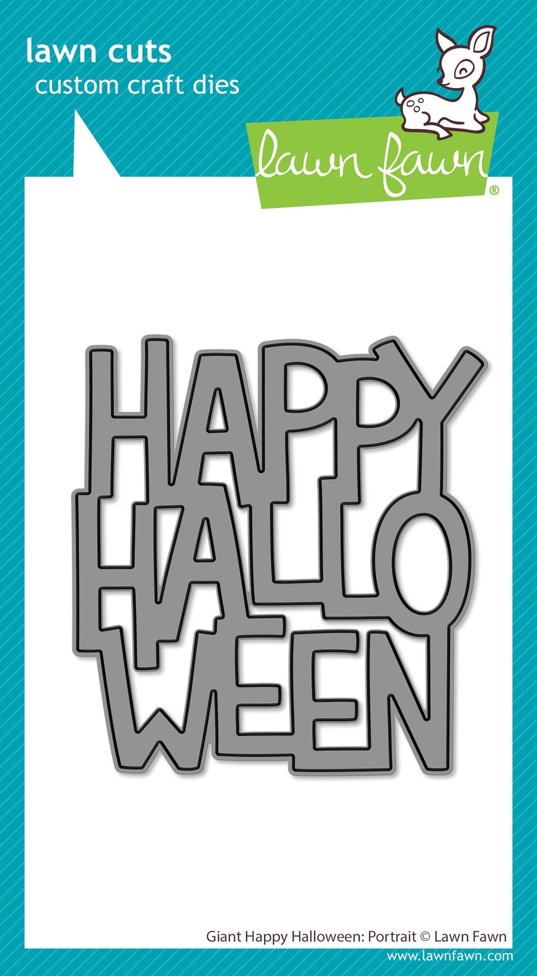 Giant happy halloween: portrait- lawn fawn