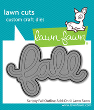 Cargar imagen en el visor de la galería, Scripty fall outline add-on - lawn fawn
