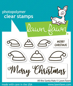 All the santa hats - Lawn fawn