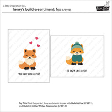 Cargar imagen en el visor de la galería, Henry&#39;s build-a-sentiment: fox - Lawn fawn
