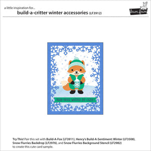Build-a-critter winter accessories- Lawn fawn