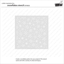 Cargar imagen en el visor de la galería, Snowflakes stencil - Lawn fawn
