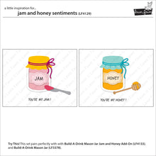 Cargar imagen en el visor de la galería, jam and honey sentiments  - lawn fawn
