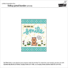 Cargar imagen en el visor de la galería, folksy petal border  - Lawn fawn

