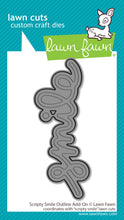 Cargar imagen en el visor de la galería, scripty smile outline add-on - Lawn fawn
