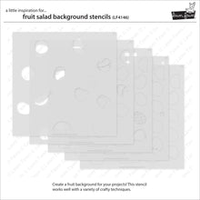 Cargar imagen en el visor de la galería, fruit salad background stencils  - Lawn fawn
