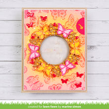 Cargar imagen en el visor de la galería, magic iris butterfly wreath add-on  Lawn fawn
