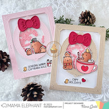 Cargar imagen en el visor de la galería, A Capybara Christmas SELLO Y TROQUEL - Mama Elephant
