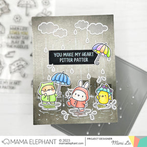 Raindrops Cover - Mama Elephant