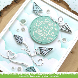Just plane awesome sentiment trails -   Lawn Fawn