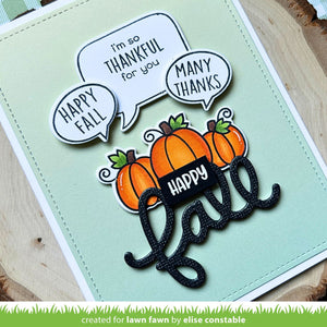 Scripty fall- lawn fawn