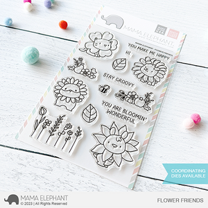 Flower Friends - Mama Elephant