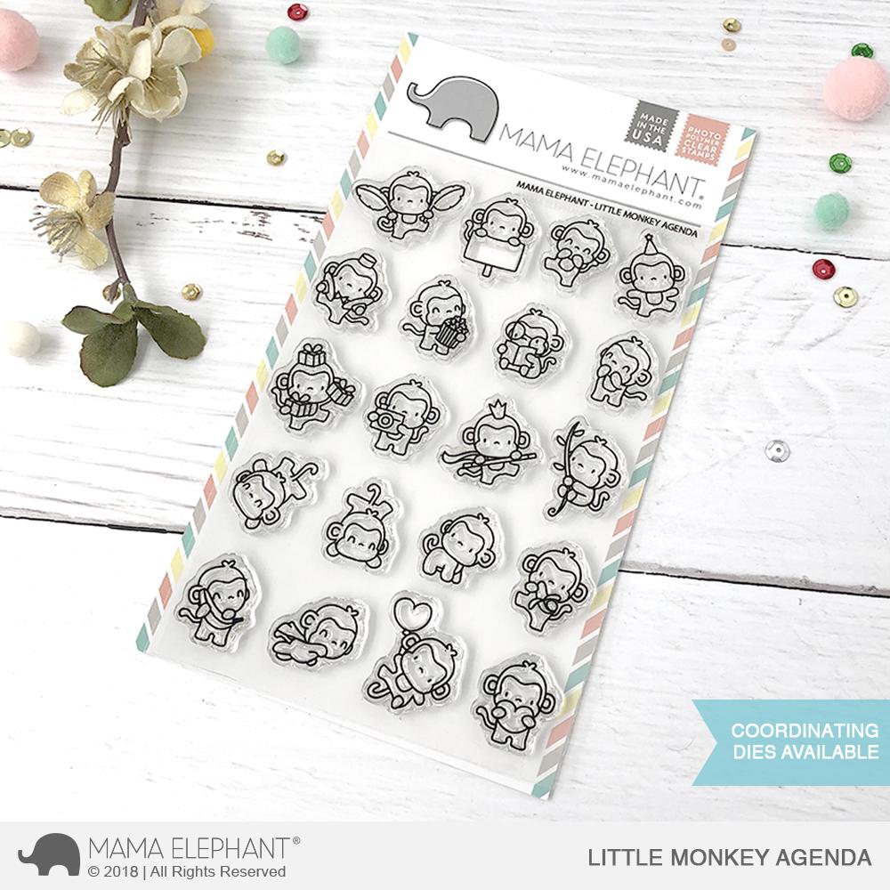 Little Monkey Agenda  - Mama Elephant