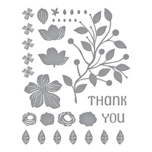 Cargar imagen en el visor de la galería, Four Petal Thank You Floral -Spellbinders
