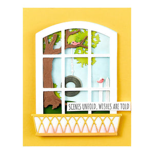 VISTA VIEW WINDOW ETCHED - Spellbinders