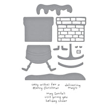 Cargar imagen en el visor de la galería, Chimney Caper Clear Stamp &amp; Die Set from the Merry Mischief Collection - spellbinders
