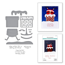 Cargar imagen en el visor de la galería, Chimney Caper Clear Stamp &amp; Die Set from the Merry Mischief Collection - spellbinders
