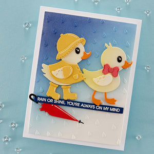 Duck with Umbrella -Spellbinders