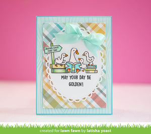 Silly goose! sentiment add-on- lawn fawn